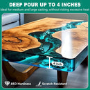 Teexpert Deep Pour Epoxy Resin, 1.5 Gallon Epoxy Resin Kit for 2-4" Pour Depths, Crystal Clear & High Gloss,… — 3