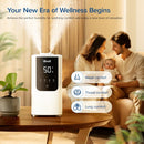 Brand Levoit Humidifiers for Bedroom, Smart Warm and Cool Mist, Symptom Relief