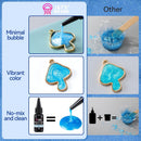LET'S RESIN Pearlescent UV Resin, 10 Colors UV Resin Craft Kit — 4