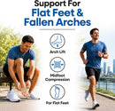 Arch Supports for Plantar Fasciitis Relief - Compression Sleeve & Foot Brace For Heel Pain, Bone Spurs, Flat Feet, High Arches - Copper Infused Arch Support Bands for Women & Men Over Socks - One Size - Beige - 3-PACK | Beige - Fits Most — 8
