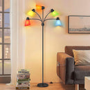 LED Floor Lamp, Medusa Adjustable Multi Head Modern Tall Standing Light — 7