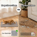 Conlun Cat Scratcher Mat,Natural Sisal Cat Scratch Pad,Horizontal Floor Cat Scratching Pads Rug for Indoor Cats Grinding Claws Nails,Cat Furniture Protector for Couch & Carpets & Sofas — 3