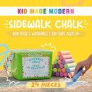 Kid Made Modern Non Toxic Sidewalk Chalk Bucket (24 Count) - Washable Colored Chalk Bulk Set for Kids and Toddlers Outdoor Games — 2