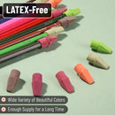 Mr. Pen- Pencil Erasers Toppers, 120 Pack, Late Harvest Color Scheme — 4