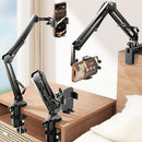 LISEN Cell Phone Holder for Bed Desk, Overhead Phone Mount iPhone Recording photo 1