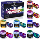 BALTIC DAY - Chameleon Mica Powder, 8 Jars of Color Shift Mica Set - Epoxy Resin Color Pigment - Chameleon Powder… — 1