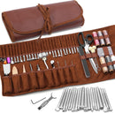 TLKKUE Leather Working Tools Leather Craft Tools for Carving Stamping — 1