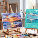 25 Sheets Canvas Paper Pad 8x10 Inches, 200GSM Canvas Sheets for Painting | 8”x10” — 5
