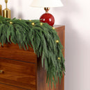 Alupssuc 9FT Artificial Christmas Garland with Lights, Norfolk Pine Garland — 7