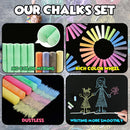 240PCS Washable Sidewalk Chalks, 24 Colors Jumbo Chalk for Kids, Non-Toxic Sidewalk Chalk Bulk for Toddler, Dustless Outdoor Chalk Giant Box Chalkboard Chalk for Party Favor Playground, Great for Kids — 4