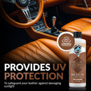 Timeless Leather Conditioner - Genuine Leather Scent, UV Protection - Conditions, Restores, and Protects for Cars, Trucks, Boats - Rich Luxurious Cream — 4
