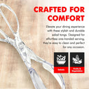Chef Craft Premium Salad Scissor Tongs, 11.25 inch, Clear — 3