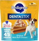Brand Pedigree Dentastix Small & Medium Dental Dog Treats, Original, 45 Count