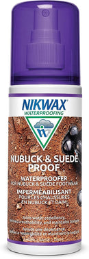 Nikwax Nubuck & Suede Proof, 125ml, Spray-On Waterproofing Restores DWR Water Repellency in Textured Leather Footwear, Shoe & Boot Care and Rain Protection — 1
