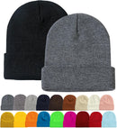 ZOORON Beanie for Men Women Slouchy Winter Beanie Hats Cuffed Skull Caps — 1