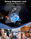 Designed for iPhone 16 Pro Max Case with Stand, Black photo 3