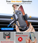 Romuto Phone Holders for Your Car Phone Holder Mount【90+LBS Suction Cup】 | Diamond Black photo 6