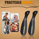 PANLOPU Metal Travel Shoe Horn 7.5" | Black — 6
