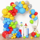 Amandir 153Pcs Blue Red Yellow Balloon Arch Garland Kit Different Sizes — 2