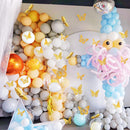 SAOROPEB 3D Butterfly Wall Decor 48 Pcs Gold Butterfly Birthday Decorations | 48 Pcs, Gold — 3