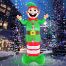 TURNMEON 6 Ft Height Christmas Inflatables Elf Christmas Decorations Outdoor with Built-in LED Lights, Blow up Yard Christmas Decoration for Holiday Party Outside Yard Garden Lawn Party Xmas Decor — 1