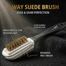 Suede & Nubuck Renovator Color Spray 250mL With 3-Way Brush (Dark Brown) — 5