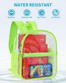 Paxiland Clear Backpack Stadium Approved, 12x10.5x6 Inches Clear Bag | Green-standard — 4