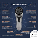 Electric Foot Callus Remover with Vacuum - Own Harmony Professional Pedicure Tools Kit for Powerful Pedi Feet Care Vac, Electronic Foot File CR2100, Best for Hard, Dry, Cracked, Dead Skin (3 Rollers) — 4