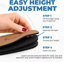 BloomLab Adjustable Heel Lift Inserts, Leg Length Discrepancy - Men & Women — 2