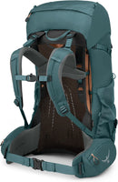 Osprey Renn 65L Women's Backpacking Backpack, Blue OS | Cascade Blue/Melon Orange — 6