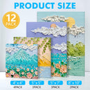 ESRICH Canvas Boards for Painting 12 Pack Art Supplies Paint Canvas 4x4, 5x5, 5x7, 8x10 Blank Large Canvases for Painting-Cotton Primed Canvas Panels for Acrylic, Oil, Gouache & Tempera. | 12 pack（4x4 5x5 5x7 8x10) — 2
