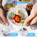 LET'S RESIN 12 Cavity Extra Deep Resin Coaster Molds, Large Silicone Molds — 4
