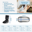 BodyMed Air CAM Walking Fracture Boot, Medium, 12.3" Tall - Adjustable and Shock-Absorbing Support for Foot and Ankle Recovery - Fits Left & Right Foot — 2