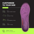 Superfeet Hike Women's Support Insoles for Hikers with Medium to High Arch Support & Carbon Fiber Stabilizer - 8.5-10 Women - Dahlia — 7