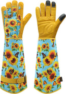 DLY Garden Gloves for Women,Gardening Gloves,Gardening Gift for Lady,Blue,M