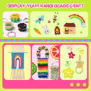 Simetufy 14000Pcs Pony Beads Bulk 50 Colors for Craft Kandi Bracelet Making — 8