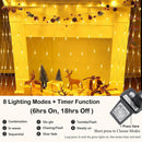 Joomer Christmas Net Lights - 11FT x 4.5FT 300LED Plug-in Light-Warm White — 2