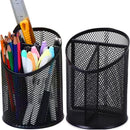 MINDEPOT 2 Pack Pencil Holder Pen Cup for Desk Round Pen Organizer — 1