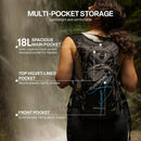 Everfun Hydration Backpack 18L with Water Bladder 2L/3L Hiking Water Backpack Women Men Hydration Pack Insulated Lightweight Day Hydropack with Storage for Hiking, Biking, Running, Festival — 2