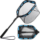 PLUSINNO Floating Fishing Net for Steelhead, Salmon, Fly, Kayak, Catfish, Bass, Trout Fishing, Rubber Coated Foldable Landing Net with Fixed or Telescoping Pole Handle, Fishing Gear and Gifts for Men — 1