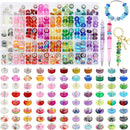 240 Pcs Large Hole Beads for Bracelets, Spacer Bead for Jewelry Making — 7