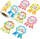 Fancy Land Happy Birthday Stickers for Kids Classroom Birthday Gifts 200 | Pastel — 1