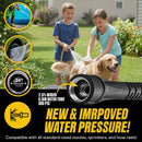 BIONIC STEEL 100 Ft Metal Garden Hose with Sprayer Nozzle | 100' — 7