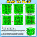 10 Pack Money Maze Puzzle Gift Boxes(4 Colors), 3D Mazes Magic Cube — 5