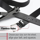 UNCO- Leather Hole Punch Tool, 5/64", 3/32", 7/64", 1/8", 5/32", 3/16" | Black — 3