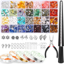 selizo Jewelry Making Kits for Adults Women with 28 Colors Crystal Beads, 1660Pcs Crystal Bead Ring Maker Kit with… — 1