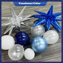 Blue Silver Balloon Garland Arch Kit for Birthday Decorations | Metallic Blue Silver — 6