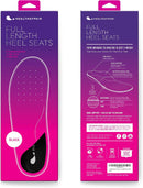 Heel That Pain® High Arch Sole Seats® Insoles for Plantar Fasciitis, Heel Spurs and Heel Pain with Fascia-Bar® Technology, Orthotic Inserts - Large (Women's 9-10.5, Men's 7.5-10) - Blue/Black — 6