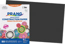 Prang (Formerly SunWorks) Construction Paper, Black, 12" x 18", 50 Sheets | 50 Sheets (Pack of 1) — 1
