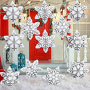 12 Pack Inflatable Hanging Snowflake Decorations — 1